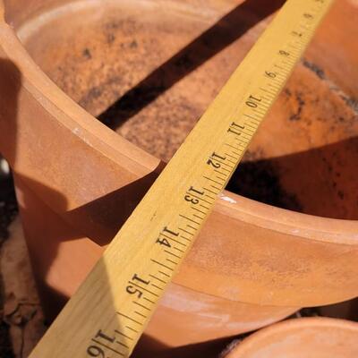 Lot 361: Group of Terracotta Pots