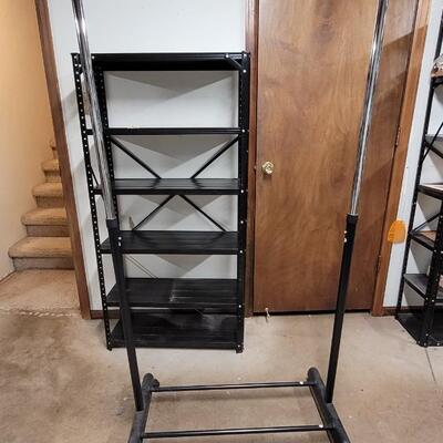 Lot 369: Rolling Hanging Garment Rack