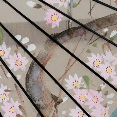 Lot 371: Japanese Handpainted Umbrella with Original Box &Label