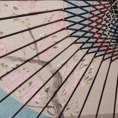 Lot 371: Japanese Handpainted Umbrella with Original Box &Label