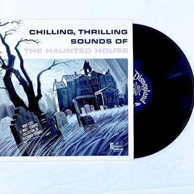 AA    1964 DISNEYLAND RECORD CHILLING THRILLING SOUNDS OF THE HAUNTED HOUSE PURPLE LABEL
