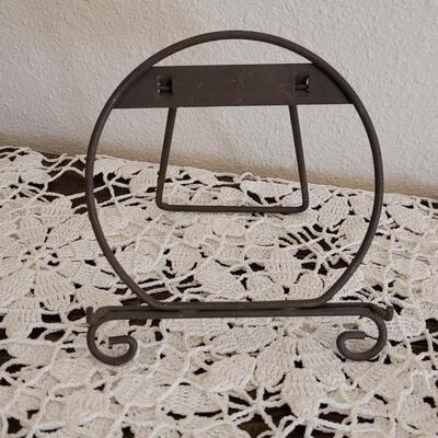 Lot 375: Vintage Christmas Plate and Platters (stand included)