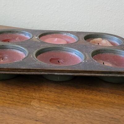 Lot 377: Large Candle and Candleholders Lot