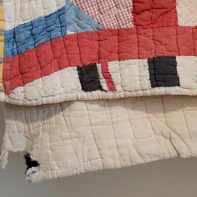 Lot 379: Antique Thick Quilt