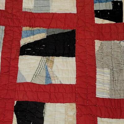 Lot 379: Antique Thick Quilt