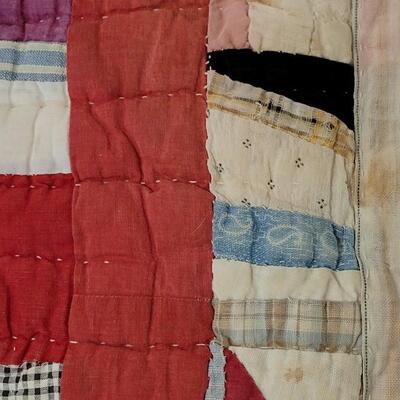Lot 379: Antique Thick Quilt