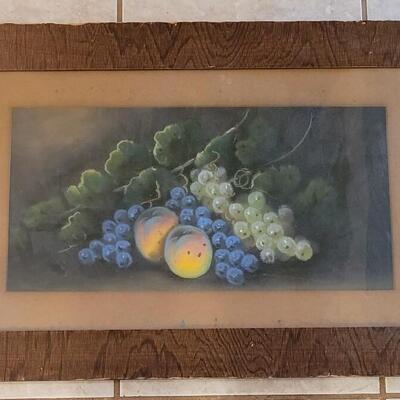 Lot 388: Antique Chromolithograph Fruit Print