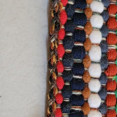 Lot 404: (2) Vintage Rag Rugs