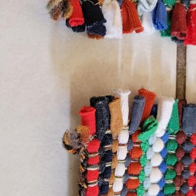 Lot 404: (2) Vintage Rag Rugs