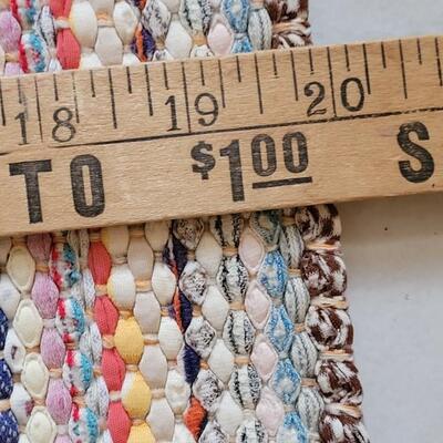 Lot 405: Vintage Woven Rag Rug