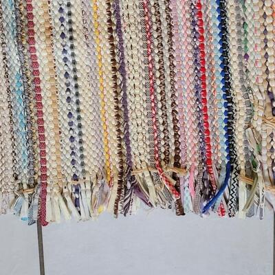 Lot 405: Vintage Woven Rag Rug