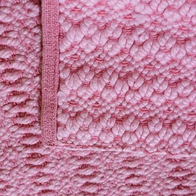 Lot 406: Vintage Woven Pink Rug Very Nice Condition