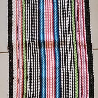 Lot 407: New Wiven Rag Rug