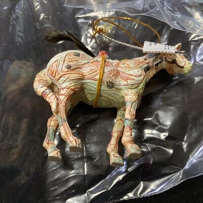 Pair of Hallmark Ornaments Horses