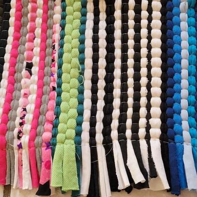 Lot 411: New Woven Rag Rug