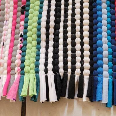 Lot 414: New Woven Rag Rug