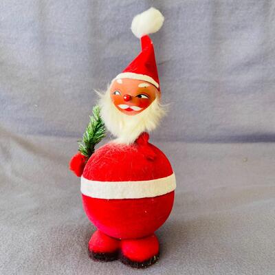 AA    VINTAGE PAPER CANDY CONTAINER SANTA CLAUS NODDER WESTERN GERMANY