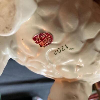 Leftonâ€™s Porcelain Poodle Figurine 7â€ x 7â€