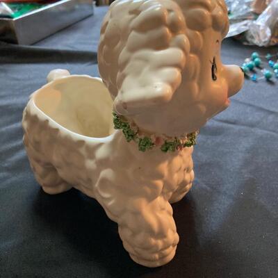 Leftonâ€™s Porcelain Poodle Figurine 7â€ x 7â€