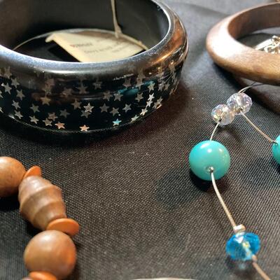 Mixed Jewelry Lot with Necklaces and Bracelets