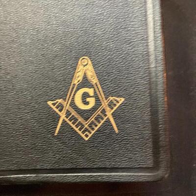 Vintage Religious Book Lot with Masons Bible