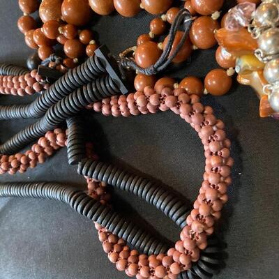 Lot of Mixed Necklaces and Bracelets with Large Beads
