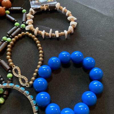 Lot of Mixed Necklaces and Bracelets with Large Beads