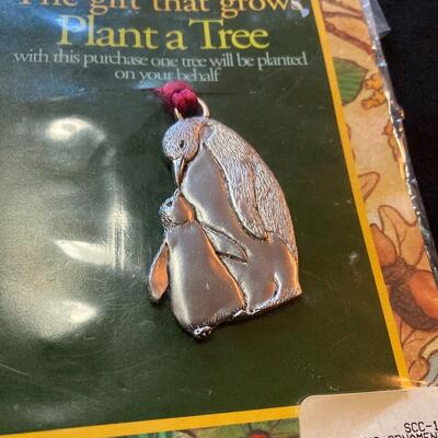 Plant a Tree Christmas Ornament Lot