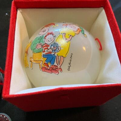 3pc Christmas Ornament Lot