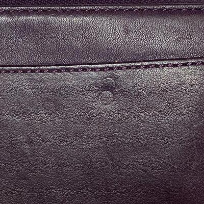 Lot 107: Deep Purple Leather Coach Wallet