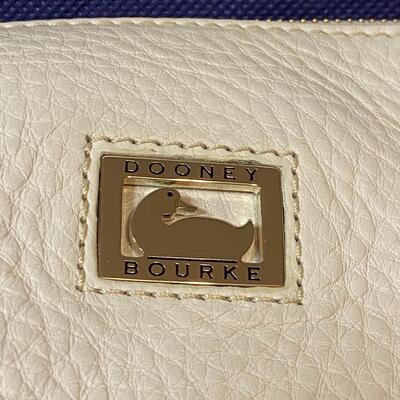 Lot 089: Small Leather Dooney and Bourke Handbag/Wristlet Clutch
