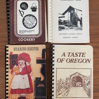 Lot 63 - Vintage Spiral Community Fundraiser Regional Cookbooks