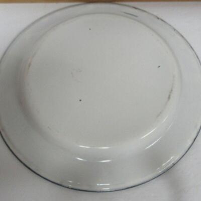 Antique Graniteware Plate and Mug
