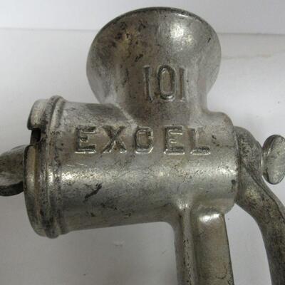 Old Meat Grinder, Excel 101 With Blades and Older Egg Beater