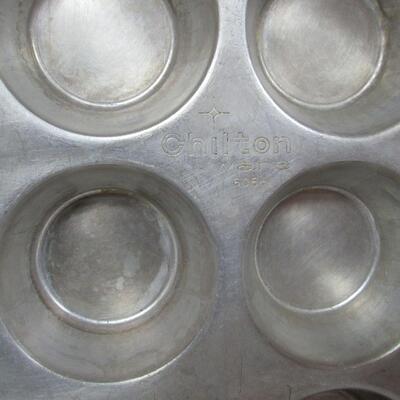 Vintage Kitchen Aluminum Chilton WareMuffin Tins and Baking Pan