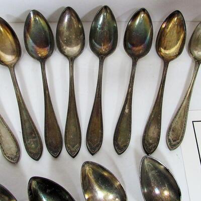 Vintage Silver Plate Spoons, Community Plate