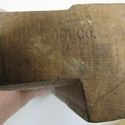 Antique Wood Block Plane For Molding, Ohio Tool Co, Number 43 1/2