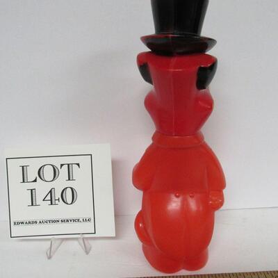 Vintage Plastic Huckleberry Hound Soaky Bottle Bank
