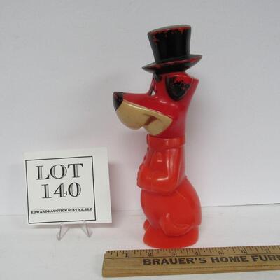 Vintage Plastic Huckleberry Hound Soaky Bottle Bank