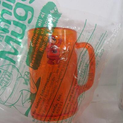 Cute Small Plastic A&W Rootbeer Mugs in Original Packages