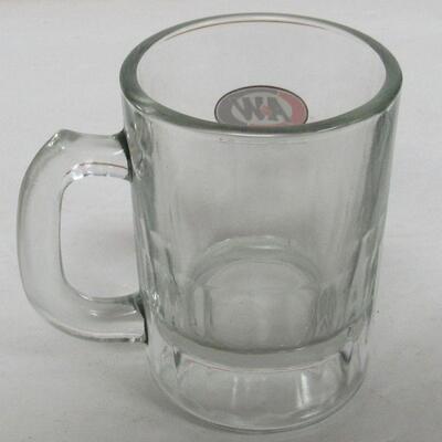 7" Tall Heavy Glass A&W Rootbeer Mug