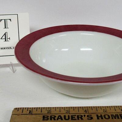 Old Pyrex Red Rimmed Bowl