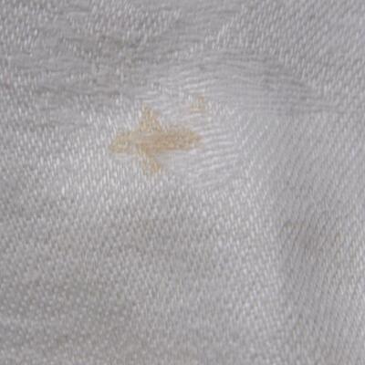 Very Large White on White Table Cloth, Read Description