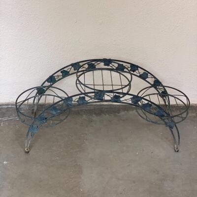 Vintage Metal Arch Plant Stand