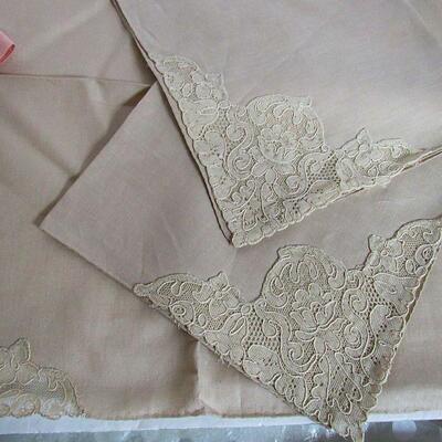 Vintage Cloth Napkins, 3 Styles of 3 Each
