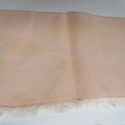 Set of 4 Dark Pink Placemats and Napkins, 4 Light Pink Napkins