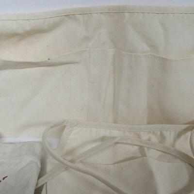 Cloth Bag and Two Cloth Tool or Money Aprons