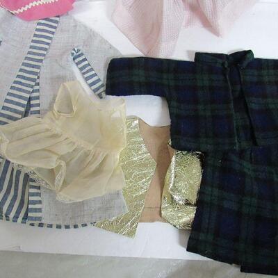Large Lot of Vintage Doll Clothes and Some Dolls, See All Photos