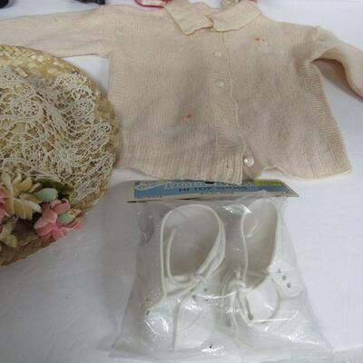 Large Lot of Vintage Doll Clothes and Some Dolls, See All Photos