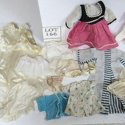 Large Lot of Vintage Doll Clothes and Some Dolls, See All Photos